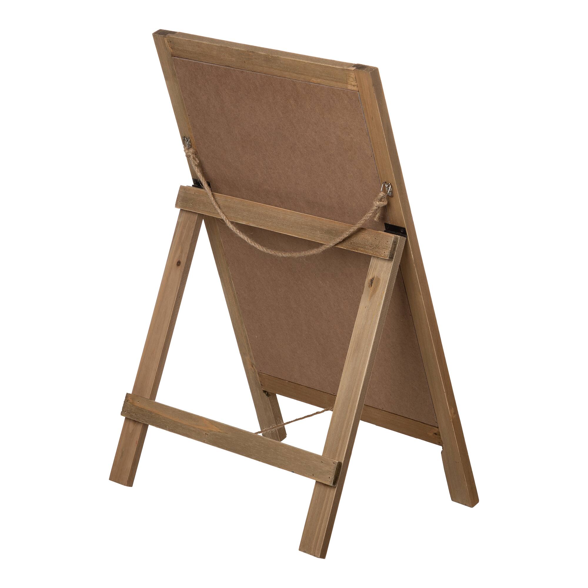 Glitzhome® 24" Wooden Patriotic Easel Sign